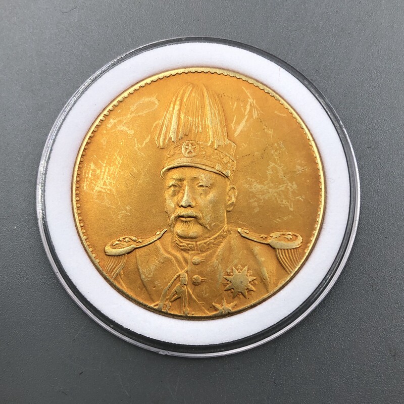 Ancient coin gold coin Gildin Coin Big Qing Silver Coin Tao Cap One Dollar Retro Coin