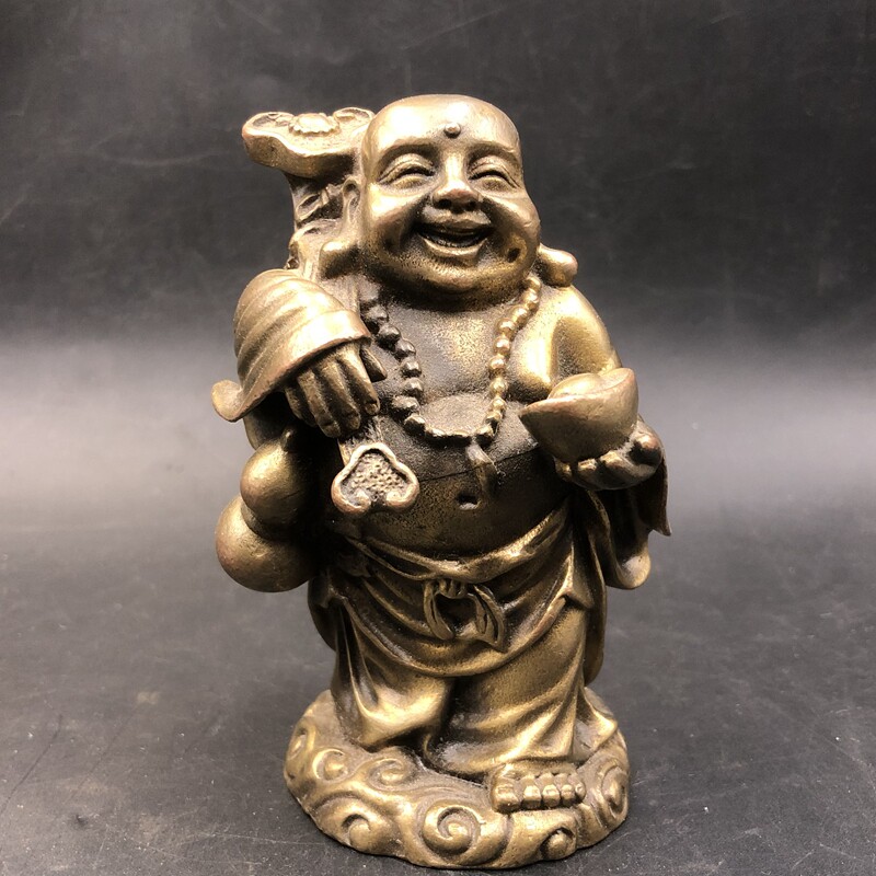 Ancient Miscellaneous Swing Piece Yuabao Medium Miller Household Process Copper