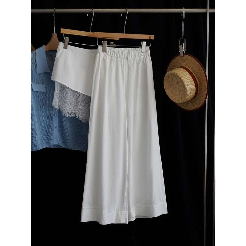 In Stock, Farewell 50% off 100% Cotton Paper-Like Loose Wide-Leg Pants + Detachable Lace Skirt for Women `Jzzf053 In Stock, Farewell 50% off 100% Cotton Paper-Like Loose Wide-Leg Pants + Detachable Lace Skirt for Women `Jzzf053