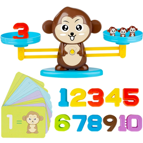 Цифровая интеллектуальная игрушка для обучения математике для тренировок для мальчиков и девочек, лягушка, обезьяна