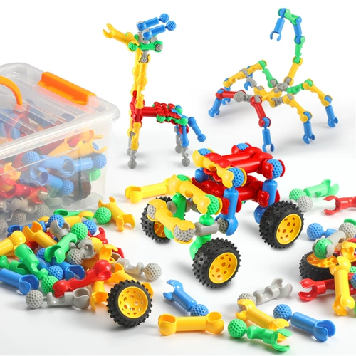 Конструктор, игрушка для мальчиков, интеллектуальный универсальный скелет, мозговой штурм, 3-4-6 лет