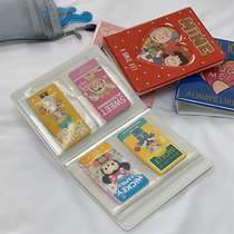 3 inch mini retro Polaroid cute plug-in PP photo album business card book bubble mart blind box card storage