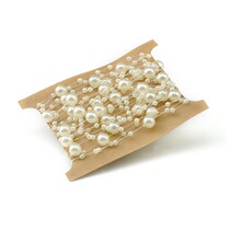  Home decorations 8 3 fishing line bead chain 5m pearl bead string Festival party supplies DIY floral materials