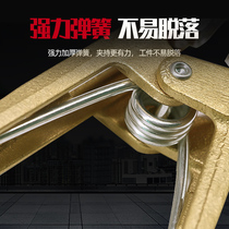 Clamp A-shaped ground high-power clamp ground wire clamp ground 30000 type A80a5 clamp 0G all copper a clamp welding machine