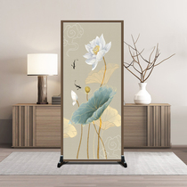 Custom Chinese screen partition wall Living room entrance office Hotel bedroom occlusion household double-sided decorative seat screen