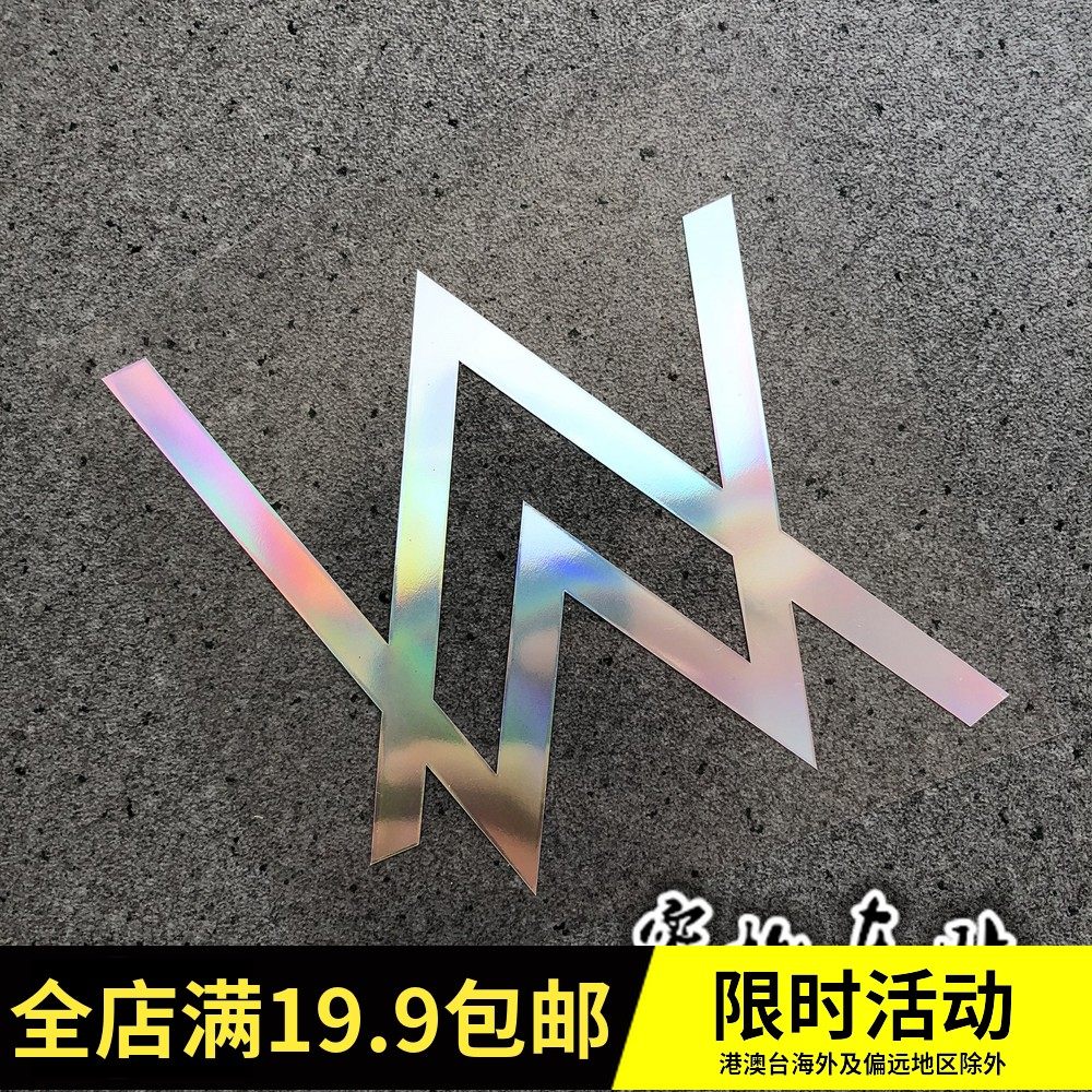 Top 100 electronic music DJ leader alan walker Alan walker faded stickers Peripheral stickers Motorcycle stickers