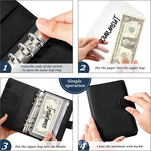 A6 Бюджетный связующий органайзер для Cash Zipper evvencepes