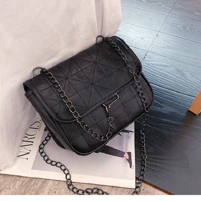 【限时折扣】菱格链条包单间大容量包包