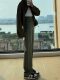 2026 New Spring and Autumn Wide Leg Jeans for Women Retro Blue High Waist Slim Loose Slim Narrow Straight Pants