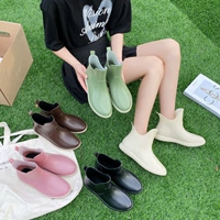 Nhật Bản Harajuku City Fashion Wear Giày Rain Nữ mùa hè Không trượt Không thấm nước Giày nước mưa ngắn Giày nhà bếp thấp Rửa xe