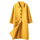 Counter series winter two-sided woolen new style medium-length loose woolen woolen coat top coat Korean style for women