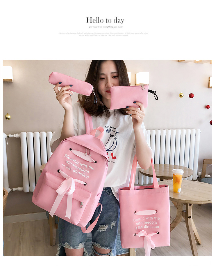 Túi đeo chéo nữ cổ điển siêu lửa nữ ba lô 2019 phiên bản tiếng Hàn mới của ba lô học sinh trung học dung lượng lớn - Ba lô balo đẹp nam