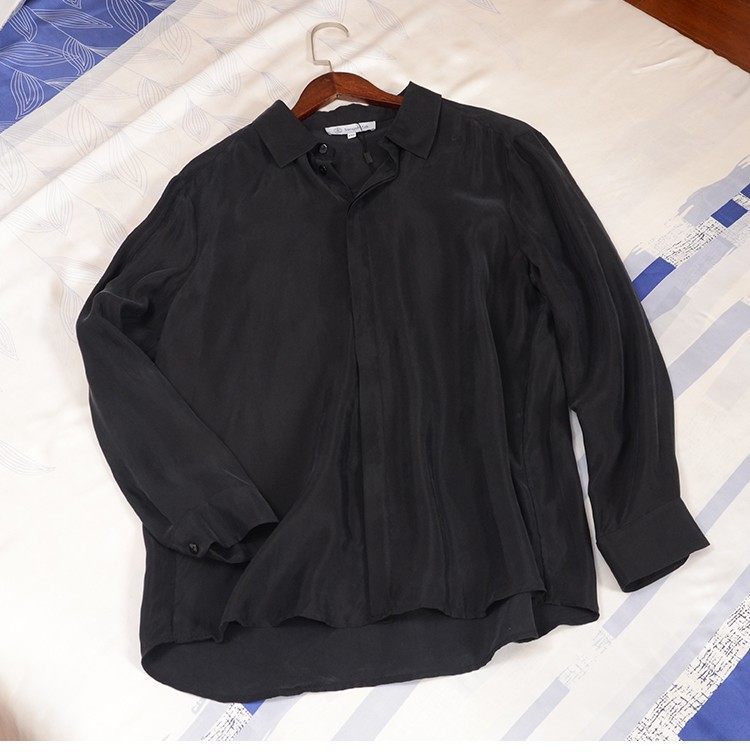 Song's Silk Japan Mouth Acetic Acid Satin Sand Wash Off Code Special Price Men's Shirt SY0003-002