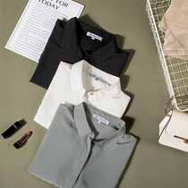 Songs bursting classic true silk free of bronzed and wrinkled long sleeves spring and summer high and dense double crepe shirt woman SY0001-010