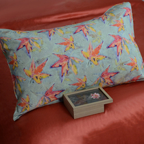 Song Silk Pure Rose Fiber Pillowcase with fragrance Printed Pillowcase 48*73 ZT009 one pair