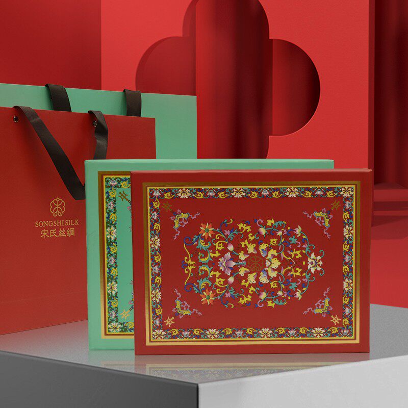 Song's (silk scarf professional gift box) silk scarf professional gift box gift shou selection