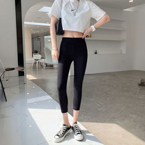 Underpants woman outside wearing tight waist and small footed pencil 90% conspiculy spring autumn winter style magic little black pants 80% pants