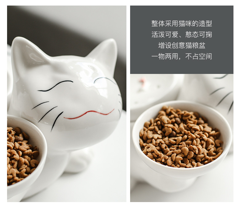 Pet cats ceramic water machine automatic circulation constant temperature heating water flow fountain water feeder