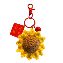 Sunflower Hand-woven With the Key Button Pendant In the Entrance Exam for Entrance Examination for Entrance Examination for Entrance Examination of Entrance Exam