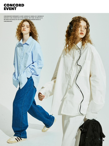 Осенний хлопковый базовый цветной лонгслив для влюбленных, рубашка