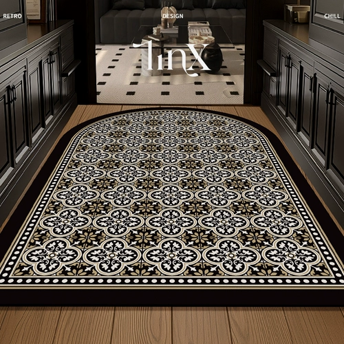 Ретро нескользящий ковер, коврик для домашнего использования, в американском стиле, изысканный стиль