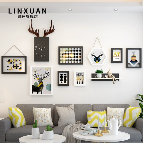 Творческий диван фоновый стена декоративная подвеска