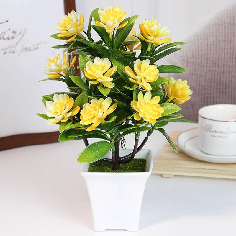 Fake flower simulation flower bouquets of plastic flowers sitting room adornment inside the bedroom home decoration flower tea table table small ball