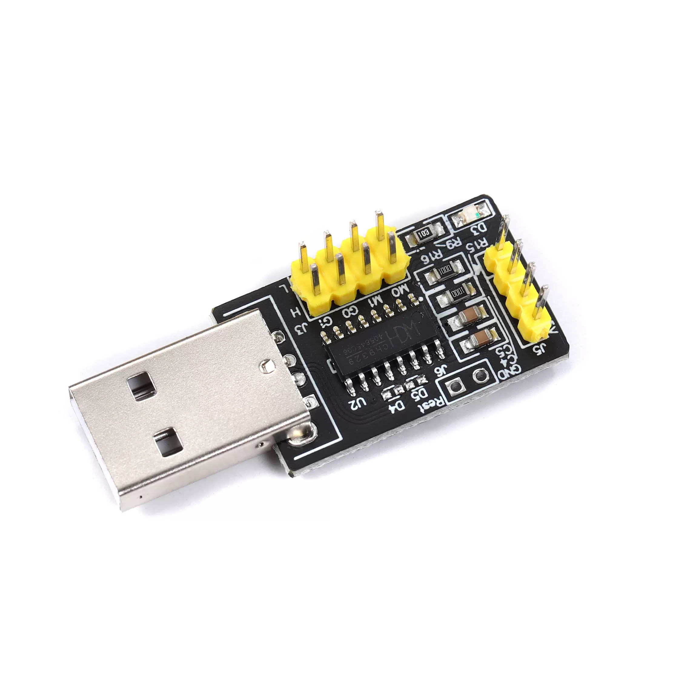 CH9329模块 UART/TTL串口转USB HID全键盘鼠标免驱动游戏开发盒子