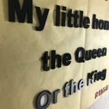 Индивидуальные акриловые персонажи 3D трехмерные наклейки на стену рекламный логотип фоновое украшение утолщенные наклейки с английскими буквами индивидуальные шрифты