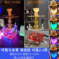 Двойная труба при установке больших фруктов с огнями