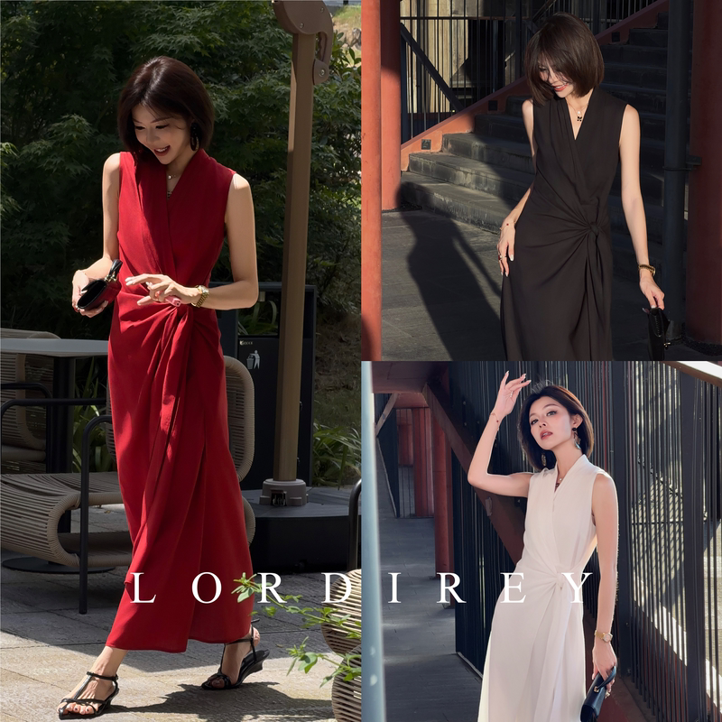 Lordirey/【Qian Ning】Niche Light Luxury with a High-End Feel, Beautiful Clothes, Skirts, and Dresses That Look Great on Photos Lordirey/【Qian Ning】Niche Light Luxury with a High-End Feel, Beautiful Clothes, Skirts, and Dresses That Look Great on Photos