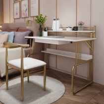 Solid wood desk simple modern home study bedroom ins Net red students Nordic luxury writing table learning table