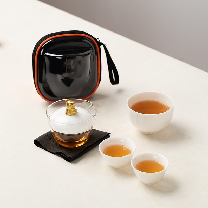 Bear Travel Set Portable Travel Tea Set Travel Complete Set Outdoor Tea Set Kung Fu Tea Set Travel Set