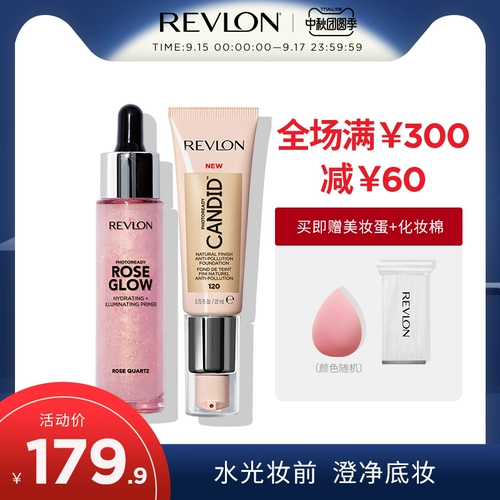 Revlon, тональный крем, увлажняющий консилер, увлажняющая кремовая база под макияж с розой в составе, долговременный эффект
