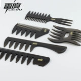 Расческа с масляной головкой, профессиональная стрижка расчесывание расчесывание мужской ретро спину, парикмахерская с парикмахерской большой зуб