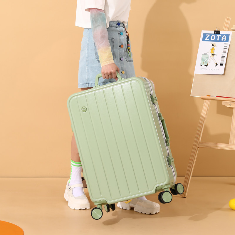 Suitcase Women's Little Japanese Department 20 Student suitcase New Llever Box Male 26 universal wheel password leather case 24 inch