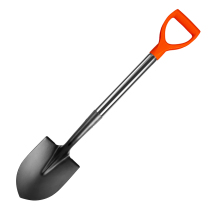 Stainless steel pointed shovel square head shovel small shovel digging soil and sand farmers cauliflower shovel garden outdoor tool all steel