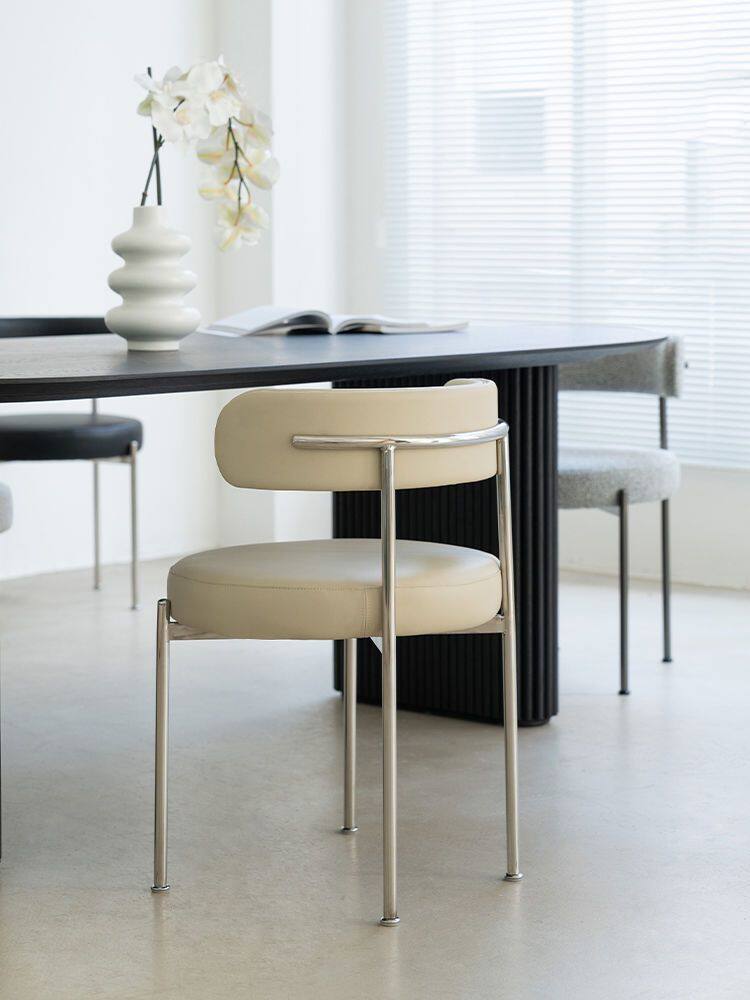 New Nordic Net Red Dining Chair Designer Chair Brief Joins Wind Cafeterie Dining Room Dining Room Dining Room Monchair Casual Chair-Taobao