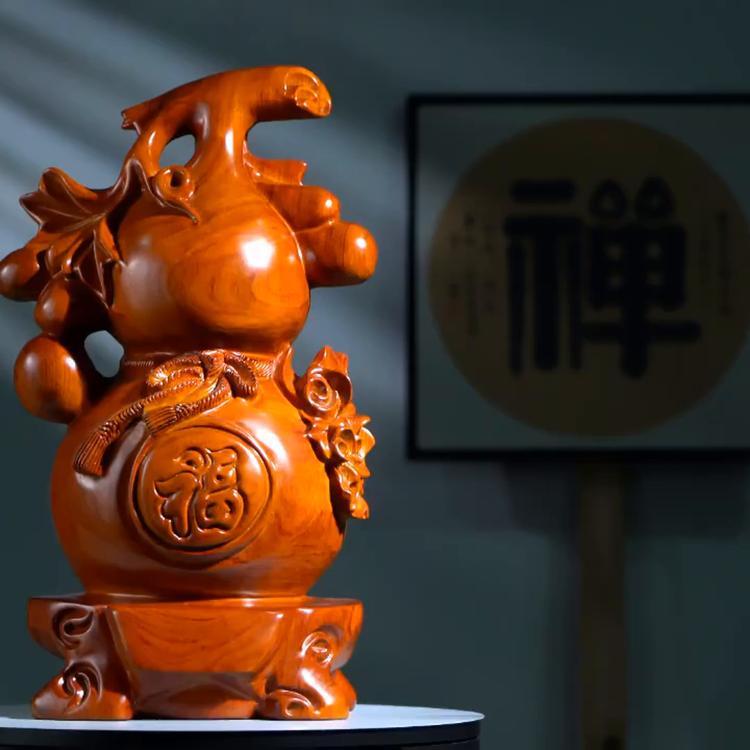 葫芦摆件寓意解析：家居风水中的福禄象征