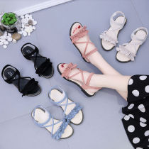 Sandshoes Ladies Fairy Wind Princess Shoes 2022 Summer New Soft Bottom Fashion trends Non-slip Beach Shoe Student sandals