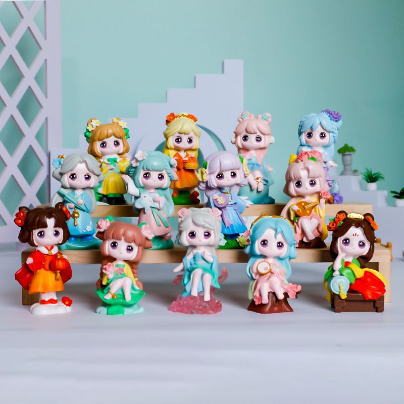 桃李春风盲盒,治愈系小物带来慢生活仪式感_潮玩盲盒_淘宝游戏网