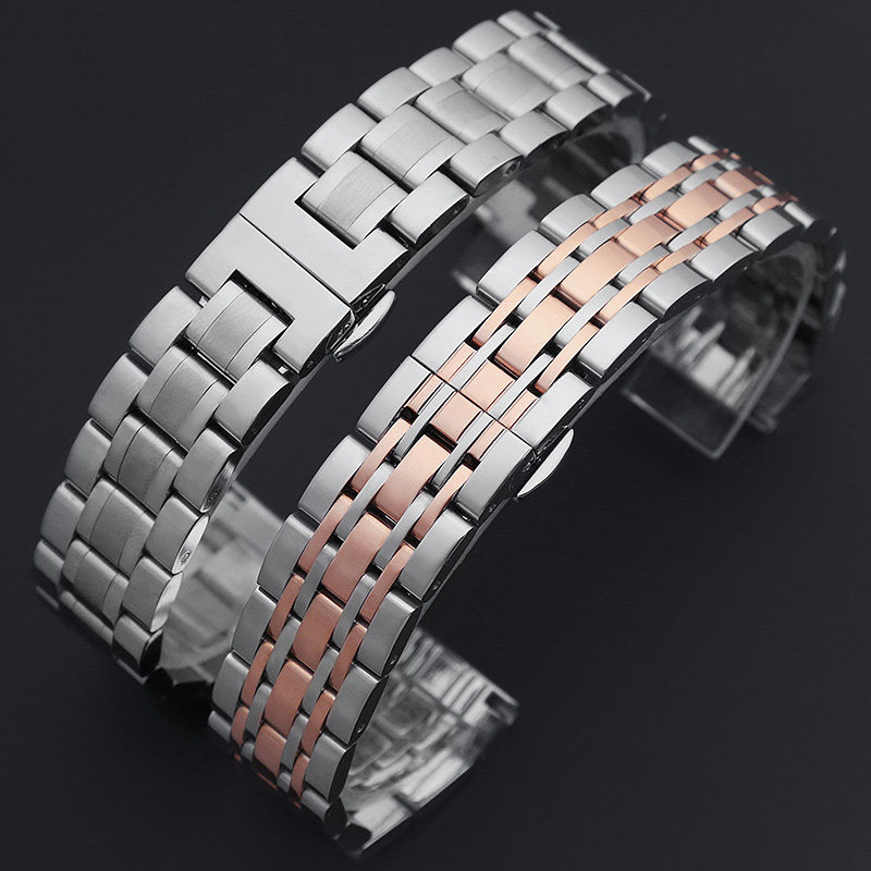 316 stainless steel steel belt male accessories suitable for stainless steel CITIZEN gypsophila Armani strap