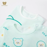 Детский хлопковый комбинезон для новорожденных, летняя тонкая пижама для отдыха, боди, 1-18 мес.