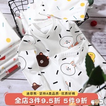 Baby autumn clothes Autumn pants set Autumn and winter pure cotton childrens thermal underwear Mens and womens baby pajamas split two-piece set