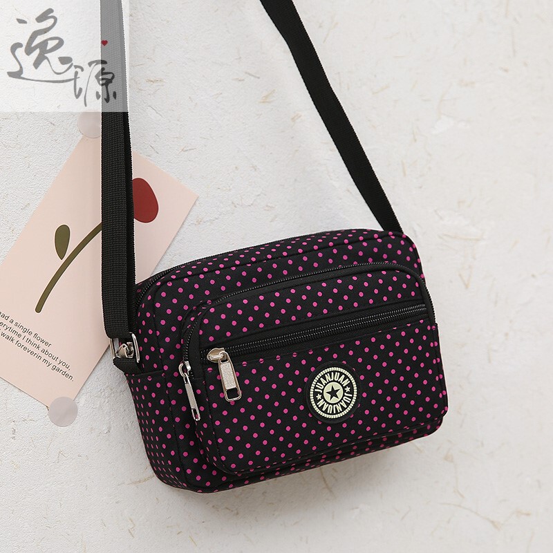 Crossbody Bag for Women, Canvas Shoulder Bag, Oxford Cloth Mom Bag, Backpack for Middle-Aged Women, Nylon Bag for Elderly Grandmothers