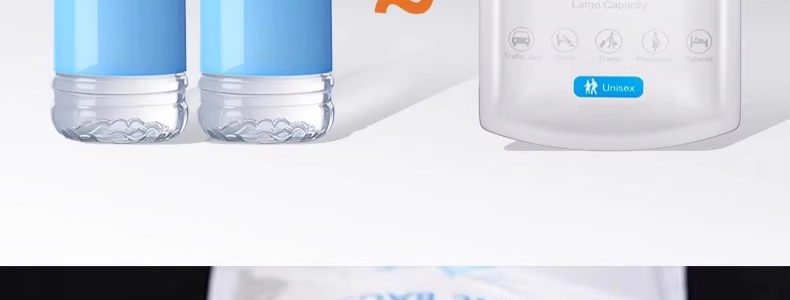 Emergency Disposable Urinal Bag for Men and Women, Children's Urinal, Travel Essential, Portable Long-Distance Traffic Jam Toilet