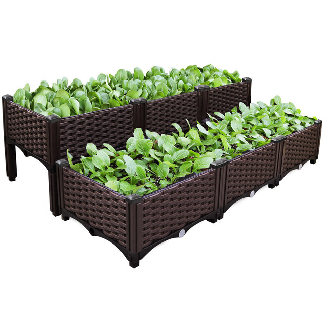 Vegetable artifact family balcony rectangular plastic special planting box flower pot roof flower box for everyone to use vegetables