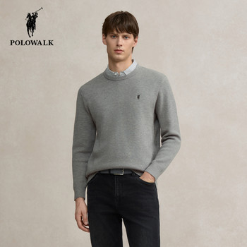 Polowalk winter new fake two-piece sweater for men Polowalk winter new fake two-piece sweater for men