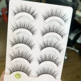 Велосипедная вилка, накладные ресницы, плотное мягкое масло для загара, 5 пары, европейский стиль, 3D