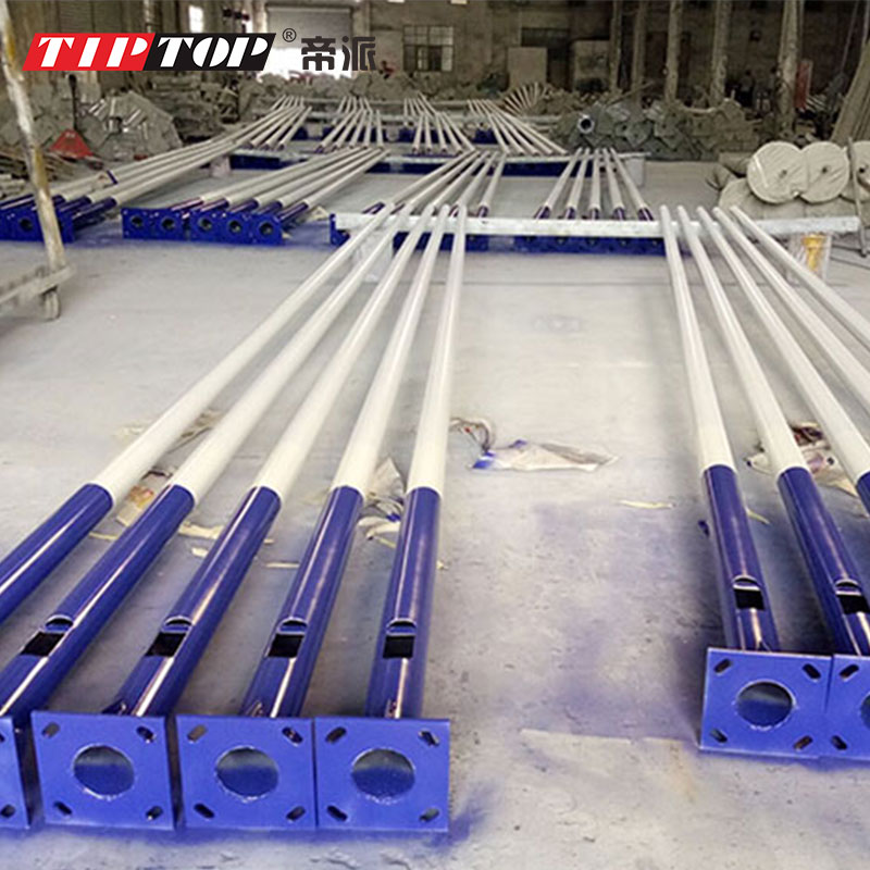 Street lamp Lights Outdoor Community works 10 m Solar lamp poles New rural Q235 galvanized steel courtyard lamp poles